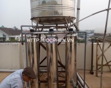 Công trình lọc nước phèn giếng khoan tại Quận Gò Vấp, HCM