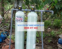 Công trình lọc nước máy ở Cần Đước, Long An