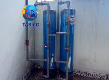 Hệ thống xử lý nước nhiễm phèn cột nhựa PVC 500L