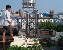 Lọc nước giếng khoan tại Ấp Chiến Lược, Bình Tân