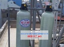 Lắp đặt bộ composite xử lý nước máy đục đen quận Tân Phú