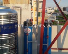 Công trình lọc nước phèn giếng khoan tại Quận Bình Tân
