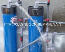 Lọc nước nhiễm phèn ở Long An