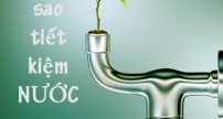 Những mẹo nhỏ tiết kiệm nước trong nhà