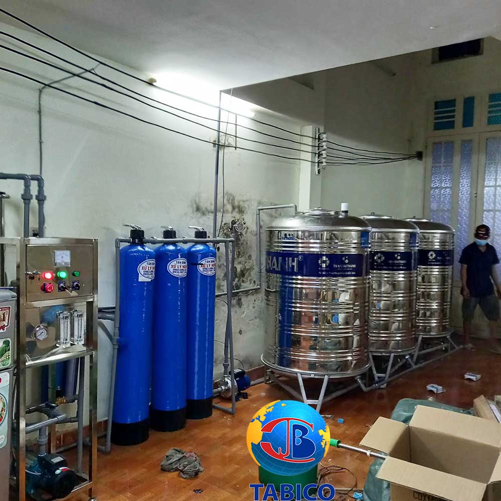 Hệ thống máy lọc nước công suất lớn lắp cho trường học