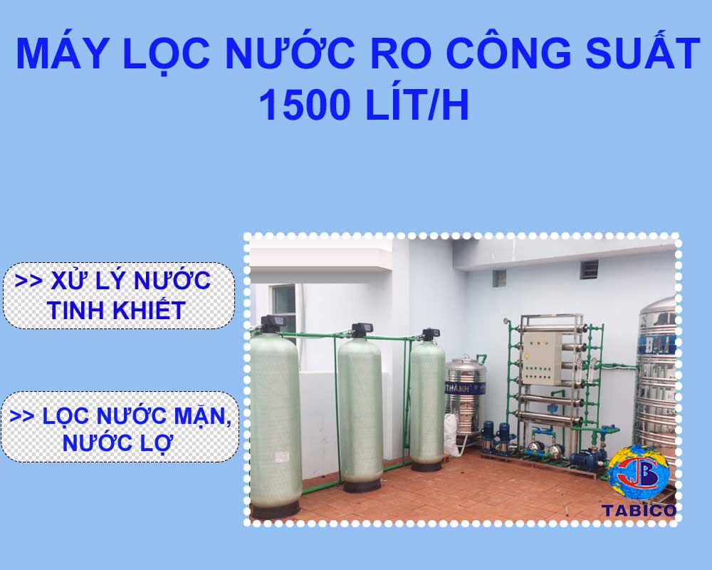 may loc nuoc ro cong suat 1500 lit