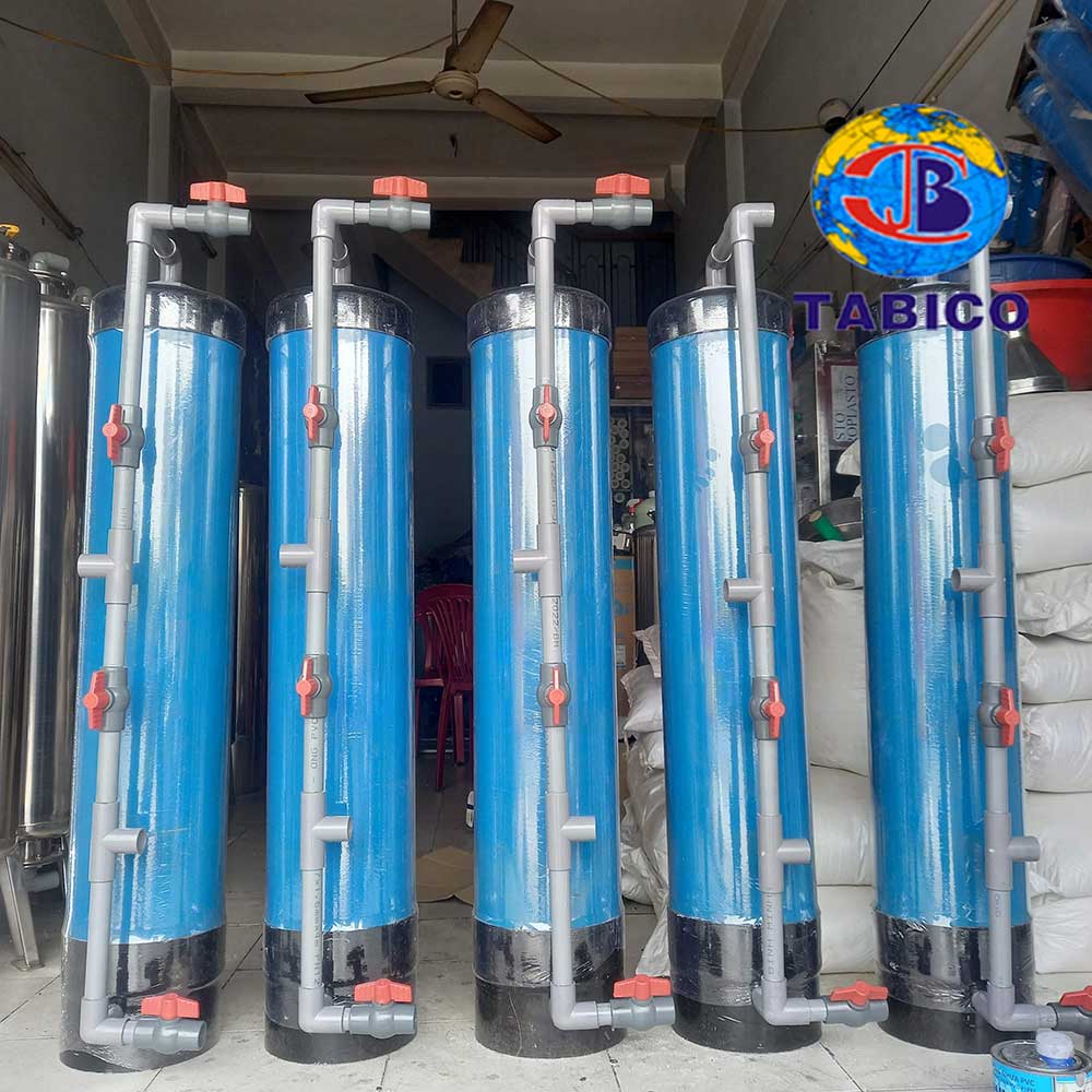 cột lọc nước nhựa PVC được sản xuất bởi TABICO