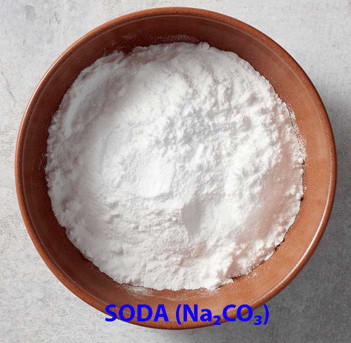 soda (NA2CO3)